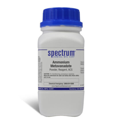 Ammonium Metavanadate, Powder, Reagent, ACS Grade, 500 grams