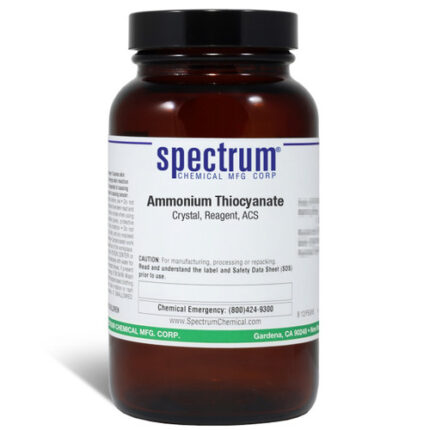 Ammonium Thiocyanate, Crystal, Reagent, ACS Grade, 125 grams
