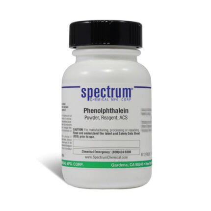 Phenolphthalein, Powder, Reagent, ACS Grade, 25 grams