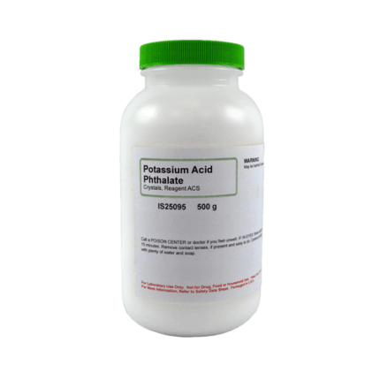 Potassium Acid, Phthalate, Crystals, Reagent ACS Grade, 500 grams