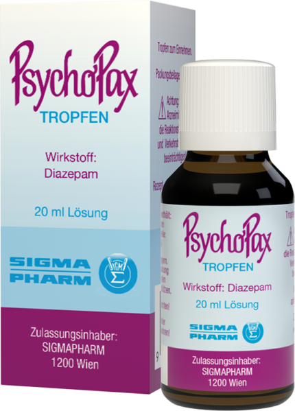 Buy Psychopax Diazepam 12.5mg 20ml Drops Online