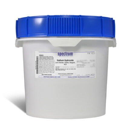 Sodium Hydroxide, Low Chloride, Pellets, Reagent, ACS Grade, 12 kg