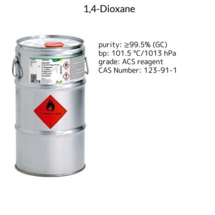 1 4-Dioxane for Analysis, EMSURE® ACS Grade, ISO, 1 Liter