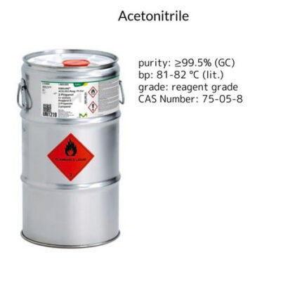 Acetonitrile for Analysis, EMSURE® ACS Grade, Reagent Ph Eur, 1 Liter
