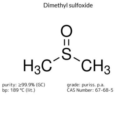Dimethyl Sulfoxide puriss. p.a. ACS Grade Reagent, 99.9%+ for GC Gas Chromatography, 1 Liter