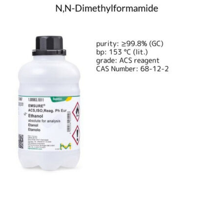 N,N-Dimethylformamide for Analysis, EMSURE®, ACS Grade, ISO, Reagent Ph Eur, 1 Liter