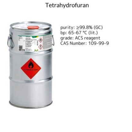 Tetrahydrofuran THF, for Analysis, EMSURE®, ACS Grade, Reagent Ph Eur, 1 Liter